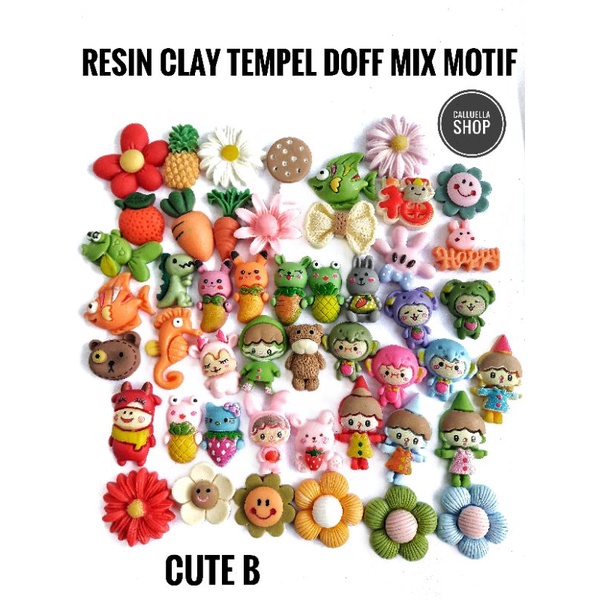 RESIN CLAY TEMPEL MIX MOTIF DAN WARNA MANIK PAREL CINCIN | BAHAN CRAFT CLAY GELANG BROS KALUNG STRAP MASK MASKER PAREL MANIK CRAFT KERAJINAN LUMAJANG FASHION-7