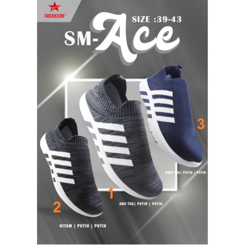 Trekkers SM - ACE Sepatu Sneaker Pria