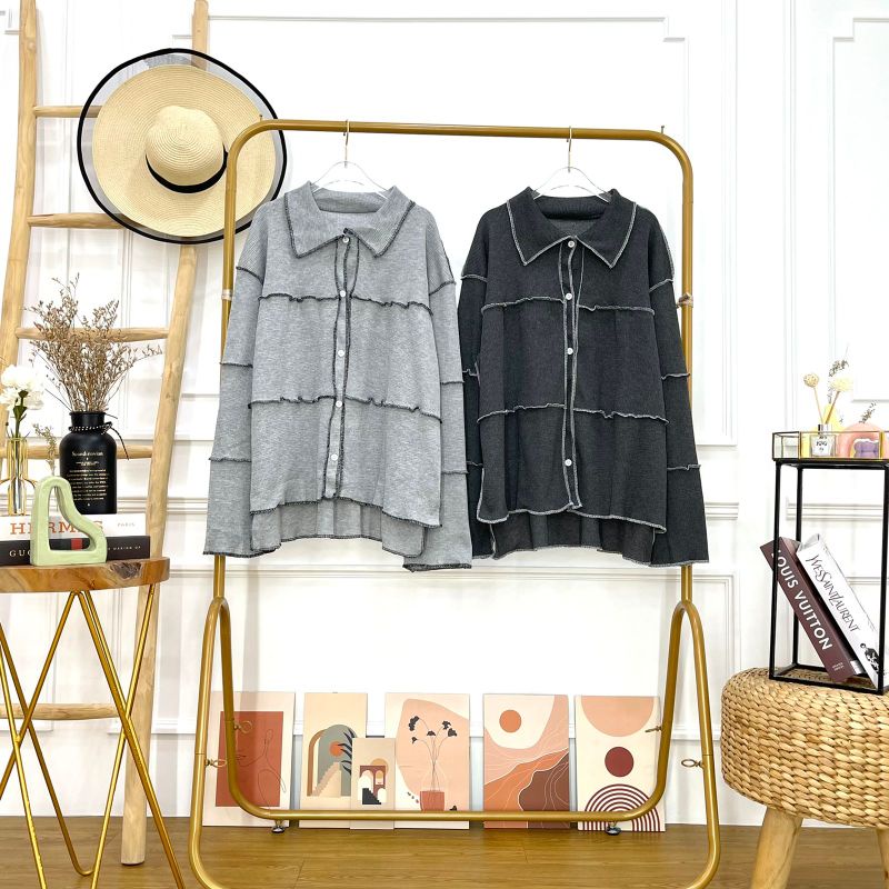 Elina Blouse Kancing Oversize | Blouse BolBal jumbo