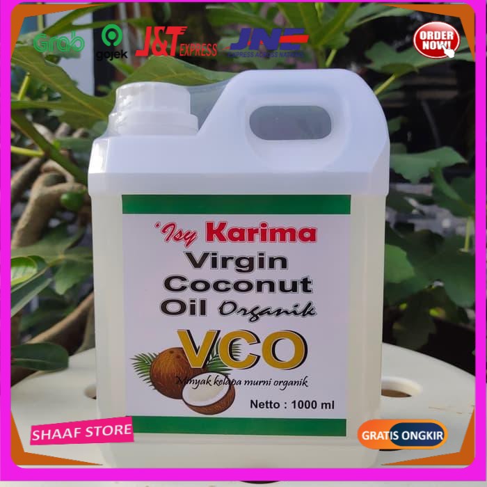 

MINYAK VCO GRADE A 1000ML 1 LITER ISYKARIMA / Minyak vco vco virgin coconut oil 1 liter vco coconut