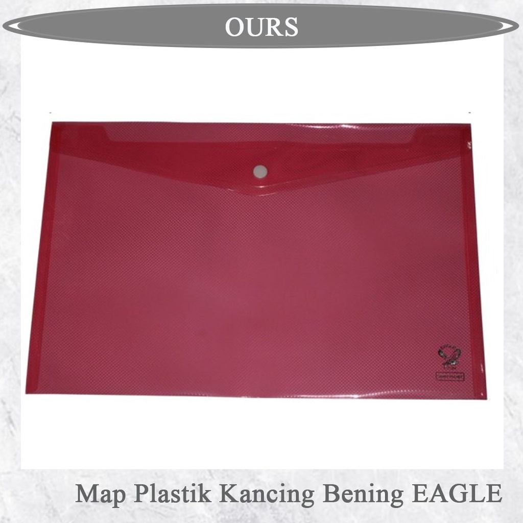 

Map Plastik Kancing Bening E 212 H /Smart Pocket Horizontal EAGLE FOLIO Per Pcs