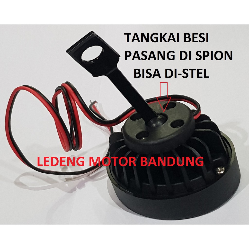 Lampu Sorot Spion Oval LED Cree Epistar 4 Mata 3w Motor Tembak Fokus