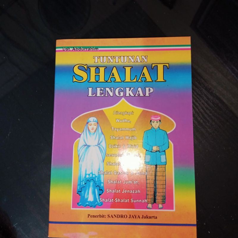 buku tuntunan shalat lengkap kertas buram a5 15×21 cm