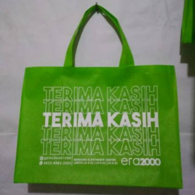 

COSTUME GOODIEBAG BAHAN 75gr/100gr Polos dan Sablon