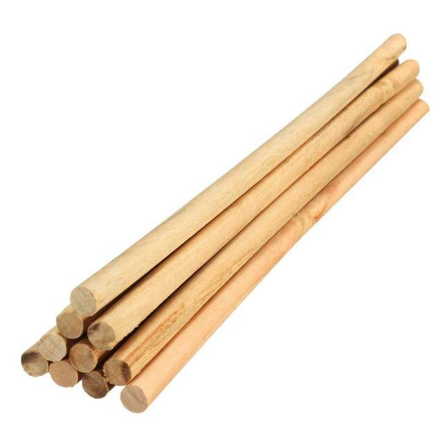 Dowel Kayu jati bulat (tangkringan burung)