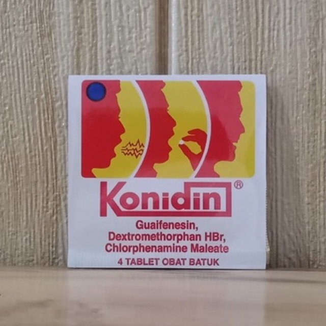 Konidin Tablet isi 4 | Mengobati Batuk dan Gatal pada Tenggorokkan