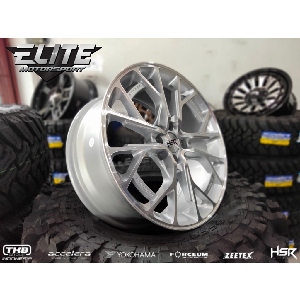 Velg Mobil Honda Jazz Avanza Ring 17x75 lubang 4 velg HSR FE01