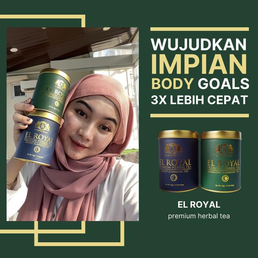 

Dijamin Miring harga El royal Premium Tea /Teh Pelangsing siang & malam (1 paket) - El Royal ikG