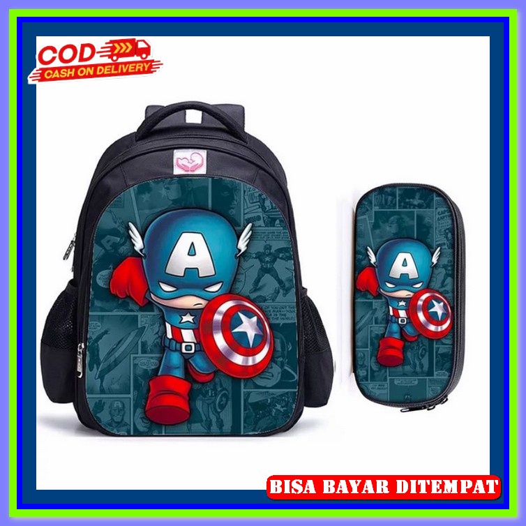 Ransel Sekolah Cowok Sd Tas Anak Laki Laki Import Kekinian Bagpack Cow Desshopbag Tas Ransel Anak Ca