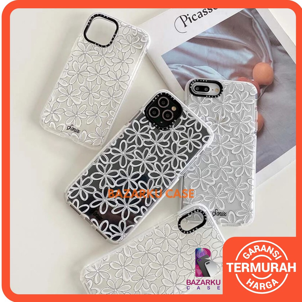 White Flower Case Iphone XS MAX Casing Iphone XS MAX