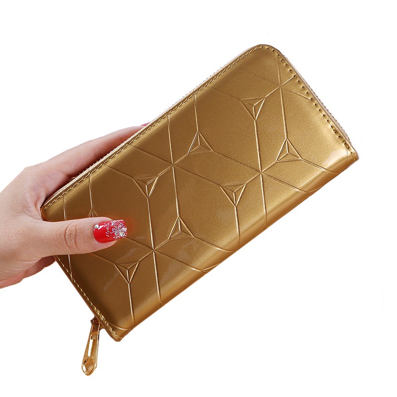 Dompet Cewe Panjang MAISIKE METALIK Korea Women Wanita Long Wallet