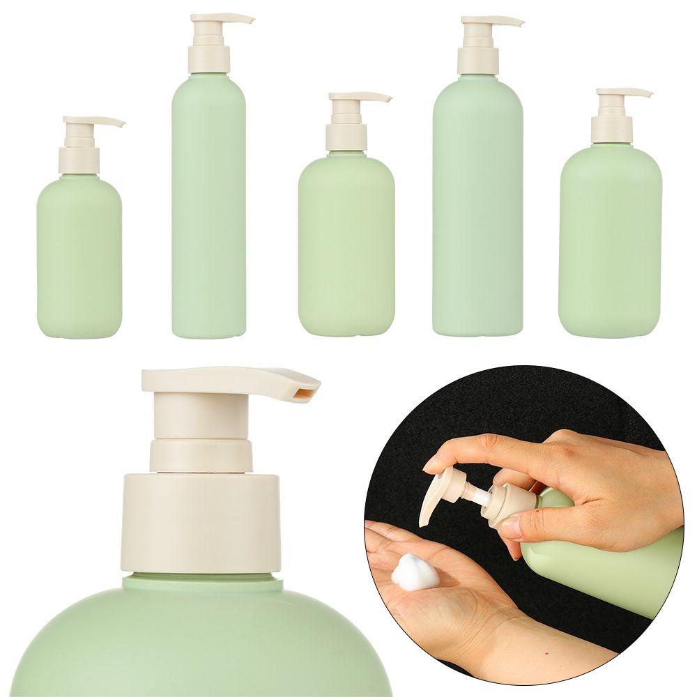 Suyo Botol Dispenser Sabun / Shampoo / Shower Gel Portable Bentuk Bulat Anti Karat 200ML - 500ML