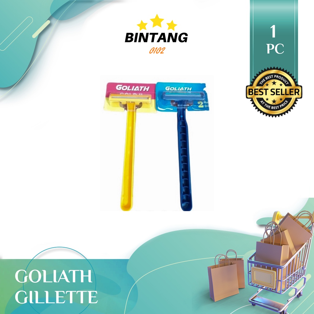 Goliath Gillette - Alat Cukur Kumis dan Jenggot