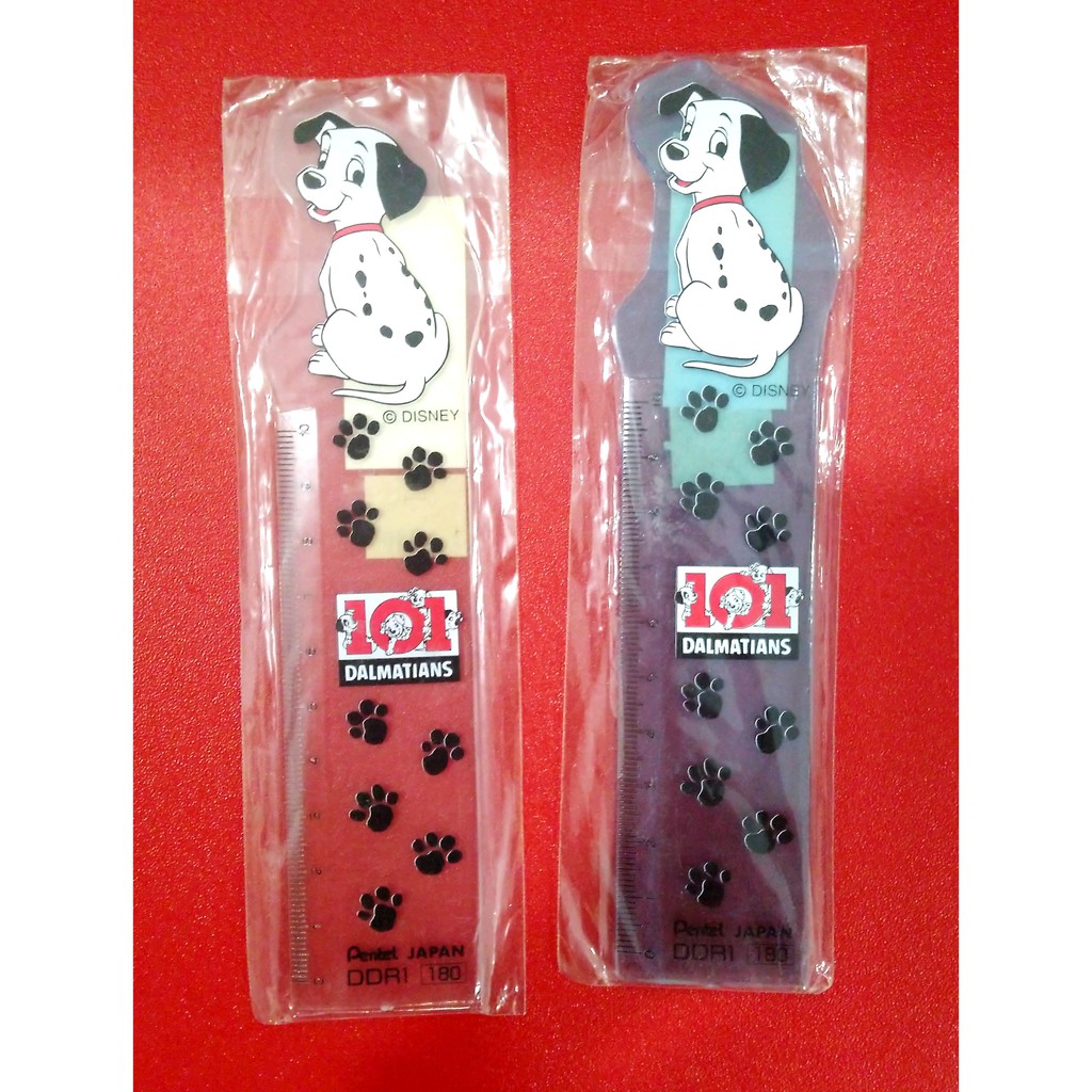 

Penggaris Pentel 10cm - 101 Dalmatians - Original Disney