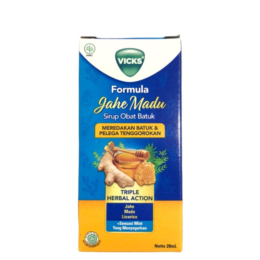 VICKS FORMULA 44 JAHE MADU 28 ML herbal obat batuk herbal