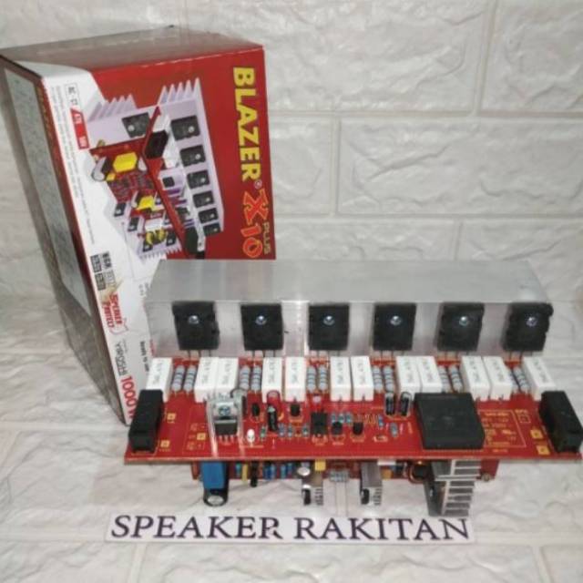 Kit power amplifier mono 1000W Blazer X10 plus Protect