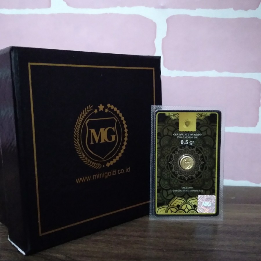 MiniGold 0.5 Gram Logam Mulia 24K - Garansi Buyback - Mini Gold Emas Antam