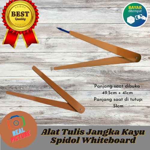 

Accessories Alat Tulis Sekolah Jangka Kayu Dengan Spidol Untuk Whiteboard