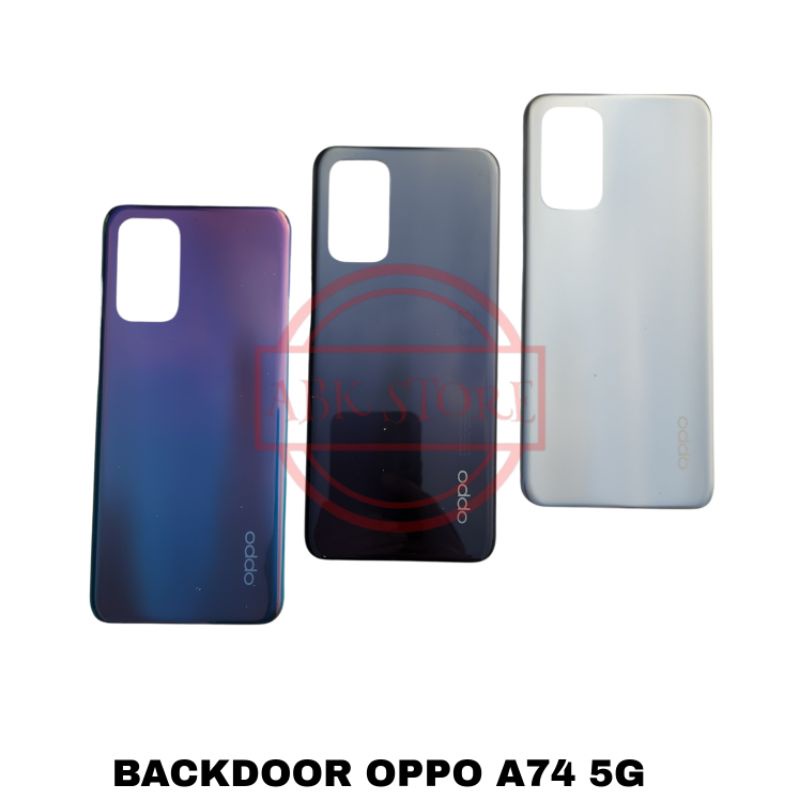 TUTUP BELAKANG BATERAI BACKDOOR BACKCOVER BACK CASING OPPO A74 5G / A74 4G