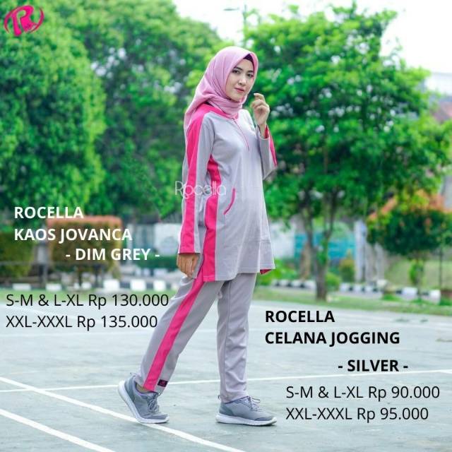 Baju olahraga wanita rocella baju olahraga muslimah