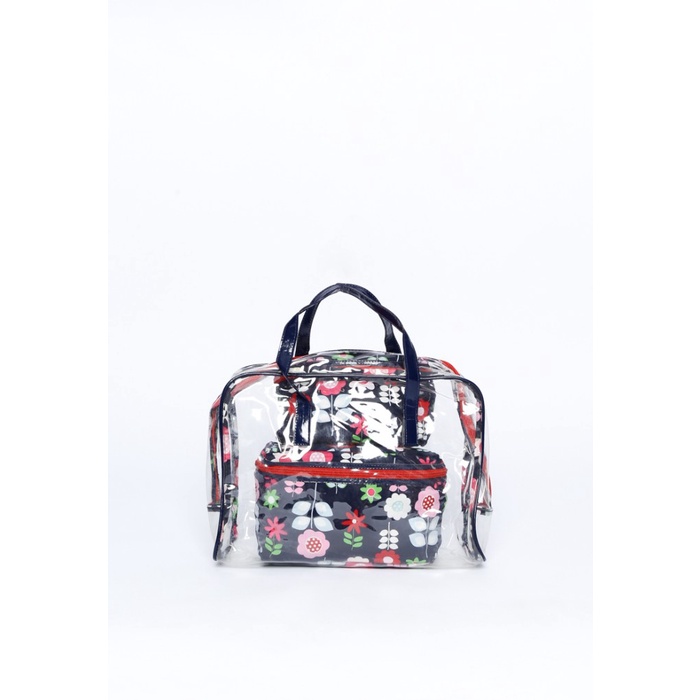 ༺ COD AKTIF ༻ Tas Kosmetik Tas Kosmetik Transparan Tas Kosmetik Travel Mata Buyer - Transparan