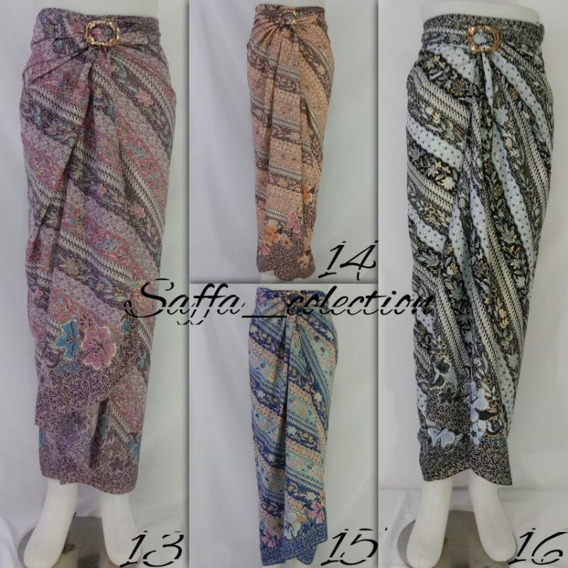 rok lilit batik modern/rok serut batik/bawahan kebaya modern/rok batik