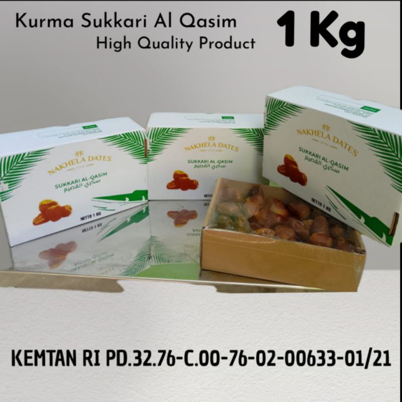 

Kurma Sukkari Al-Qasim Exclusive Nakhela Box (1kg)