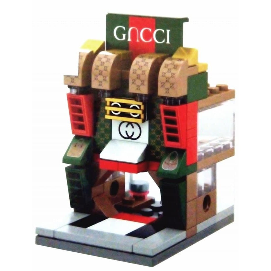 "PAKET SEMBO BLOCK MINI ISI 4 BOX SWAROVSKR_GUCCI_FLOWER SP_BARBER SP"