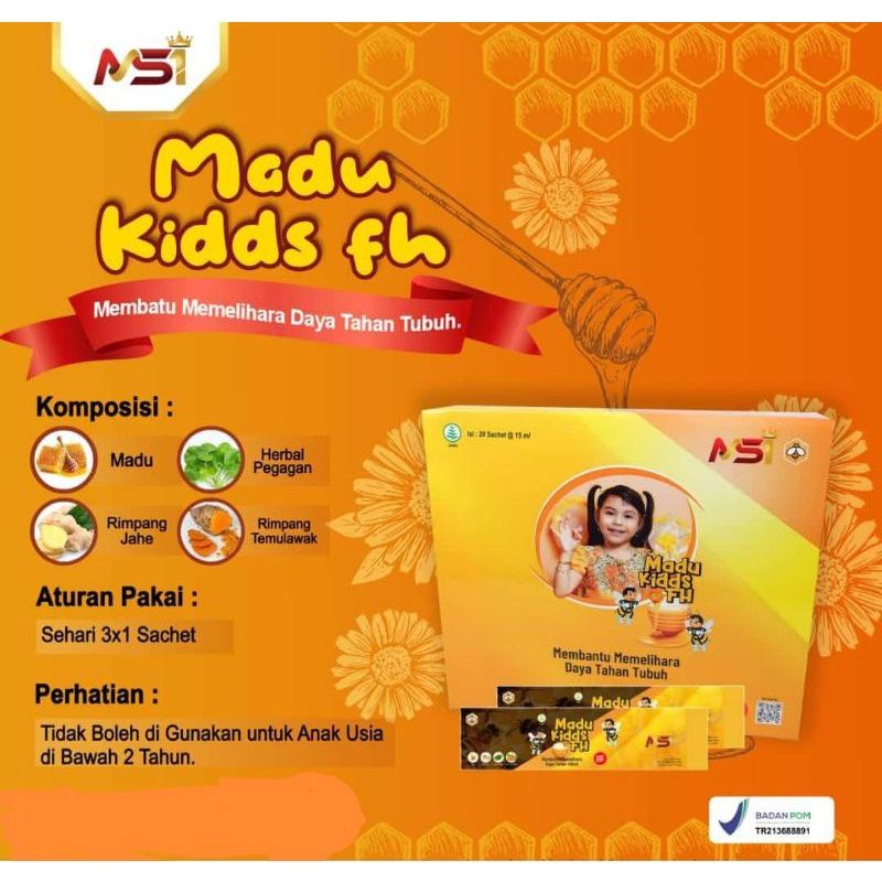 

BISA COD - MADU KIDDS FH UNTUK ANAK KEMASAN SASET ORI MEMBER MSI