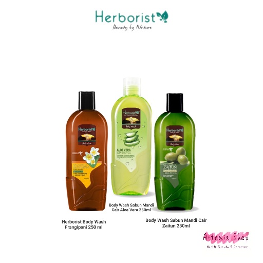 Herborist Body Wash  250ML / Sabun Mandi Cair