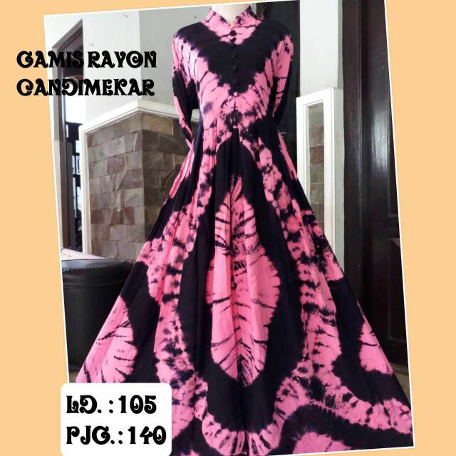 Gamis rayon candi mekar