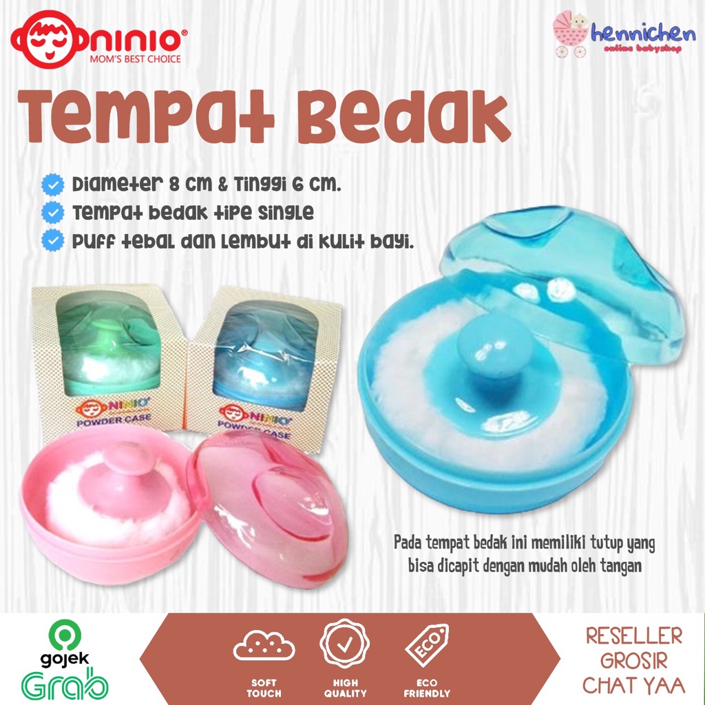 Tempat Bedak Bayi Baby Single NINIO/ Baby Powder