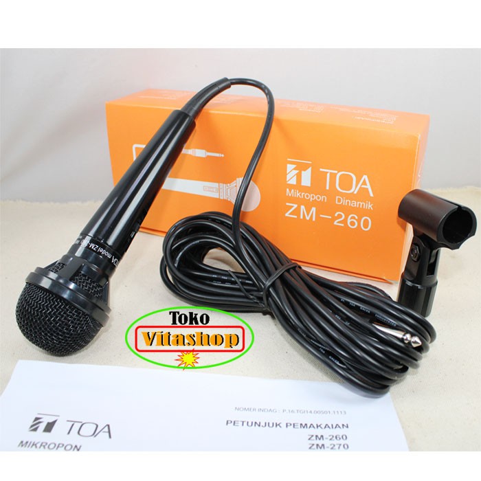 MICROPHONE TOA ZM-260 / TOA MIKROPONE 100% ORIGINAL MIK MIC MIKROFON