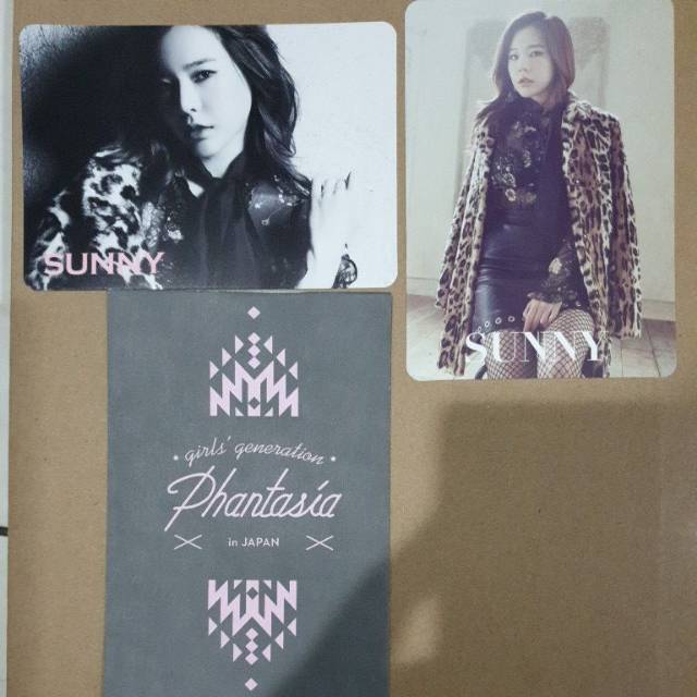 Snsd phantasia in japan sunny official photocard