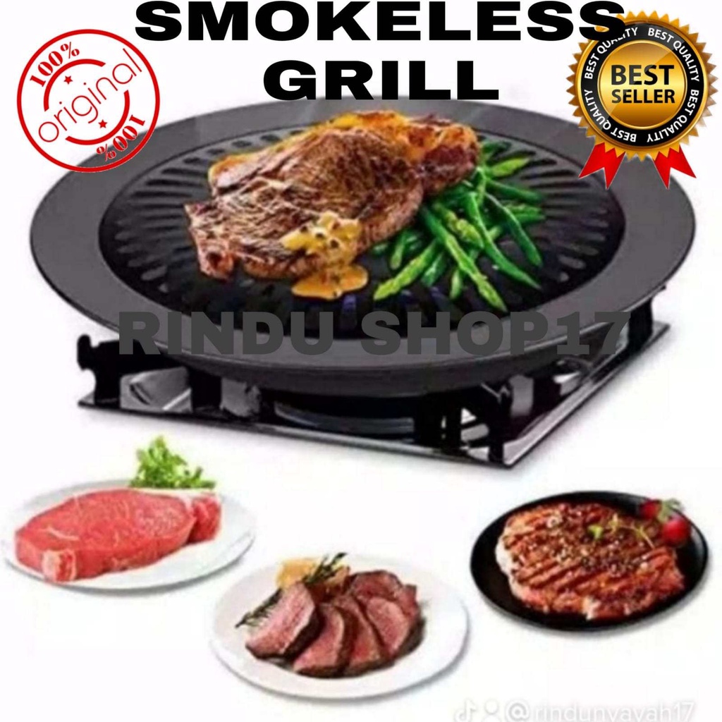 (RS)PANGGANGAN BBQ / SMOKELESS BBQ ALAT PANGGANG KOREA ULTRAGRILL BBQ TATAKAN PANGGANG KOMPOR PORTABLE