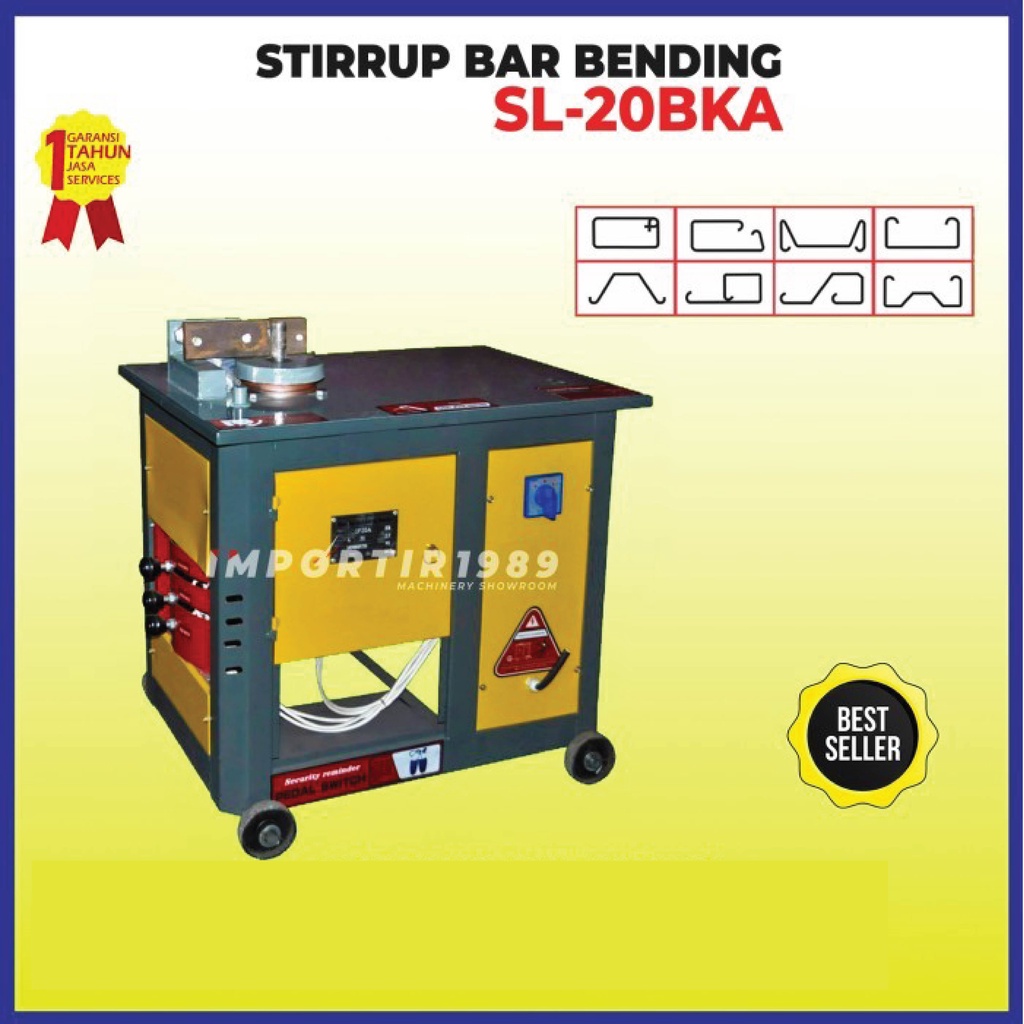 Mesin Penekuk Besi Beton Eser Steel Bar Bender 2,2 Kw AKS - SL20BKA