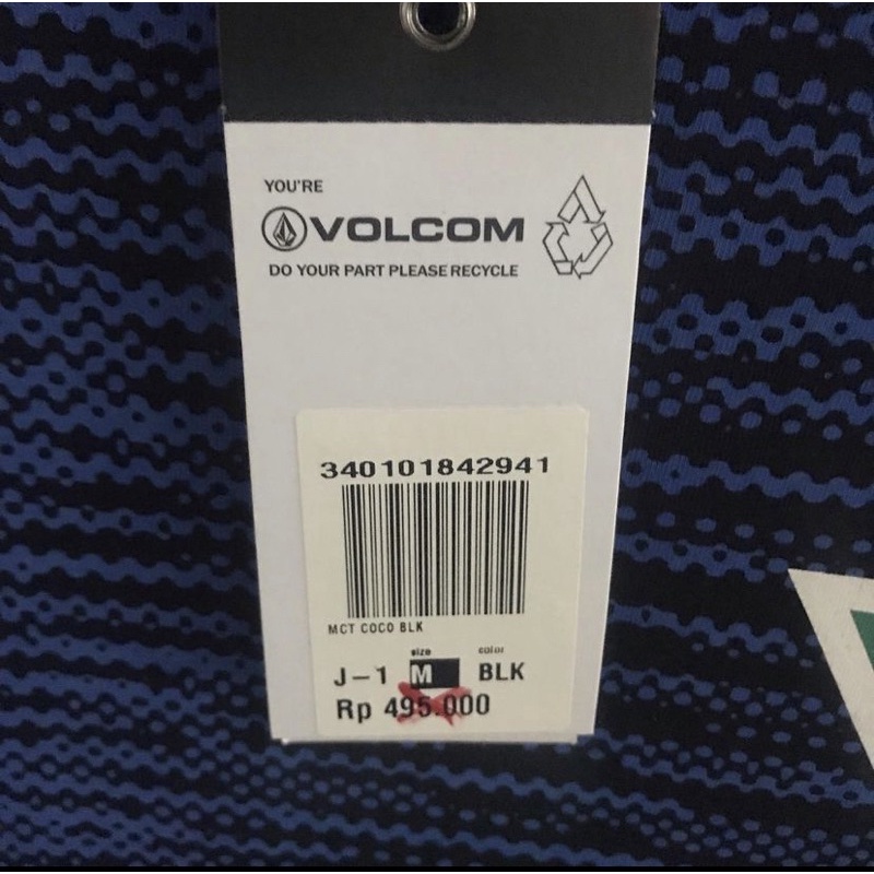 Kaos volcom MCT coco blk