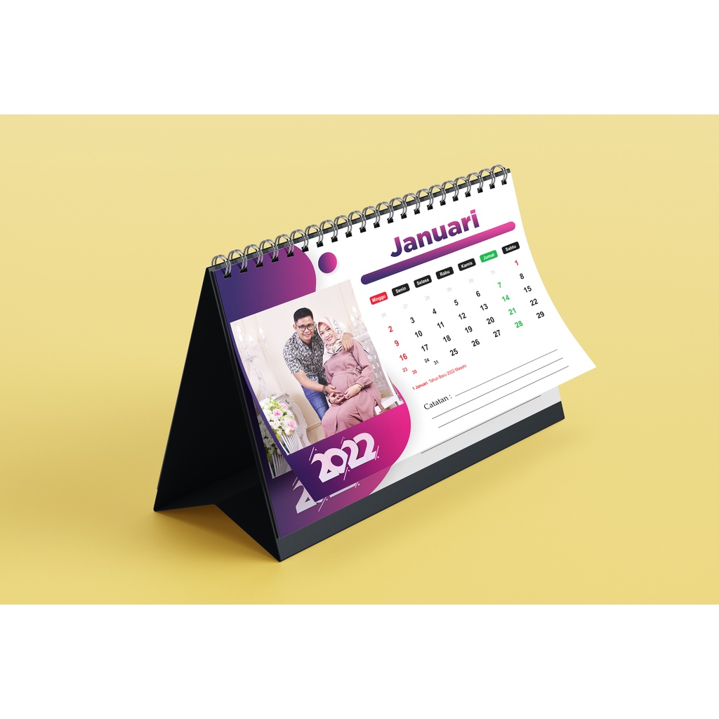 Jual KALENDER MEJA CUSTOM FOTO PRIBADI 2022 Indonesia|Shopee Indonesia