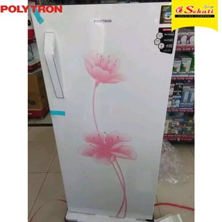  Lemari  Es  1 Pintu  Polytron PRX 171W Garansi Resmi Shopee 