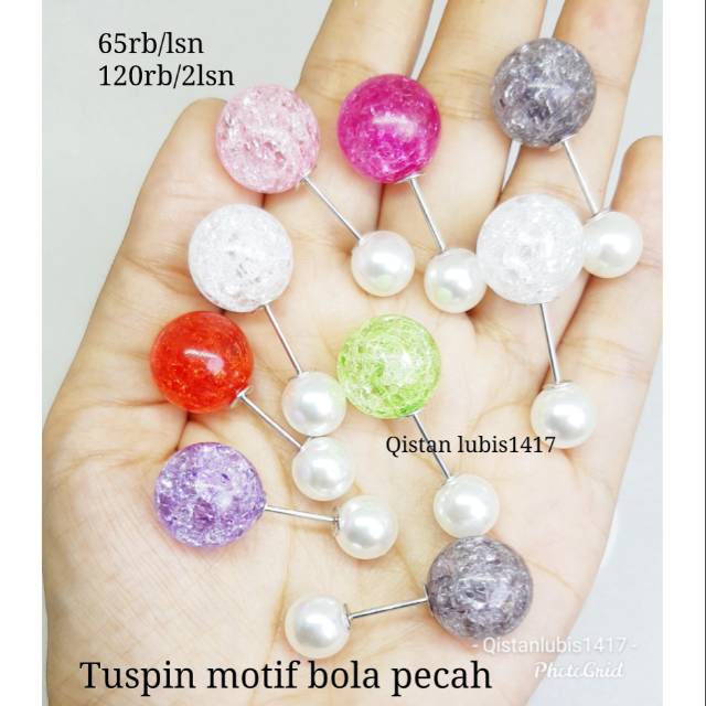 Tuspin motif batu retak