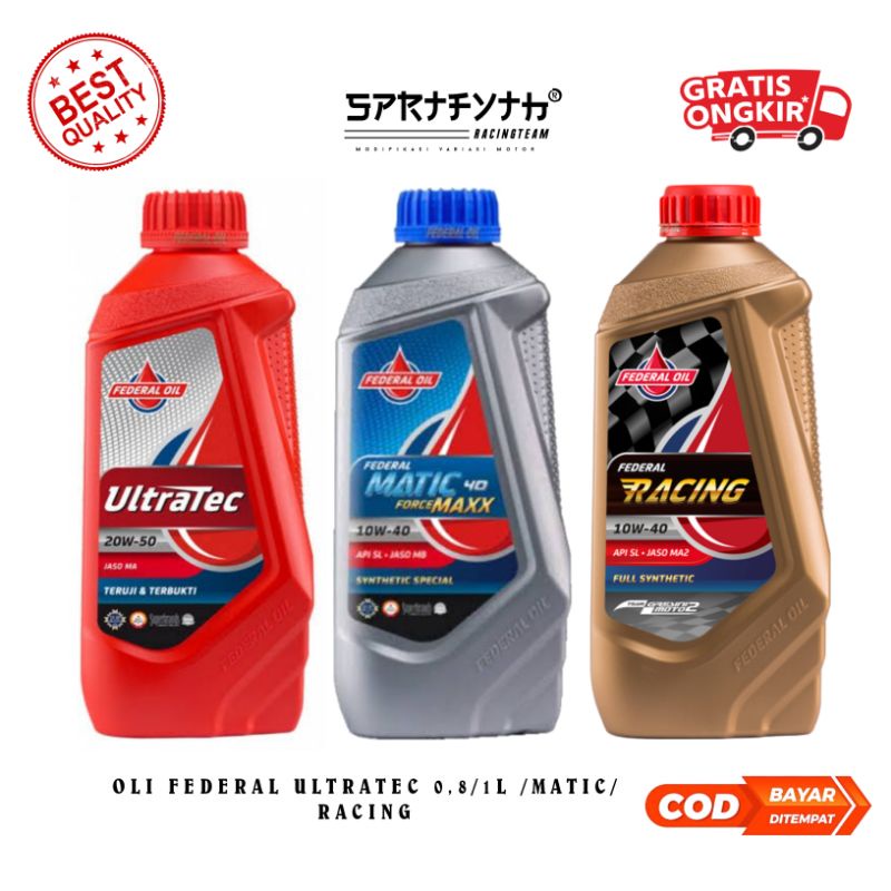 OLI FEDERAL ULTRATEC 800ML/1L/MATIC/RACING