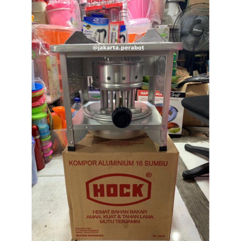 Hock-Kompor Minyak Tanah Aluminium Sumbu 16 Anti Karat!!!