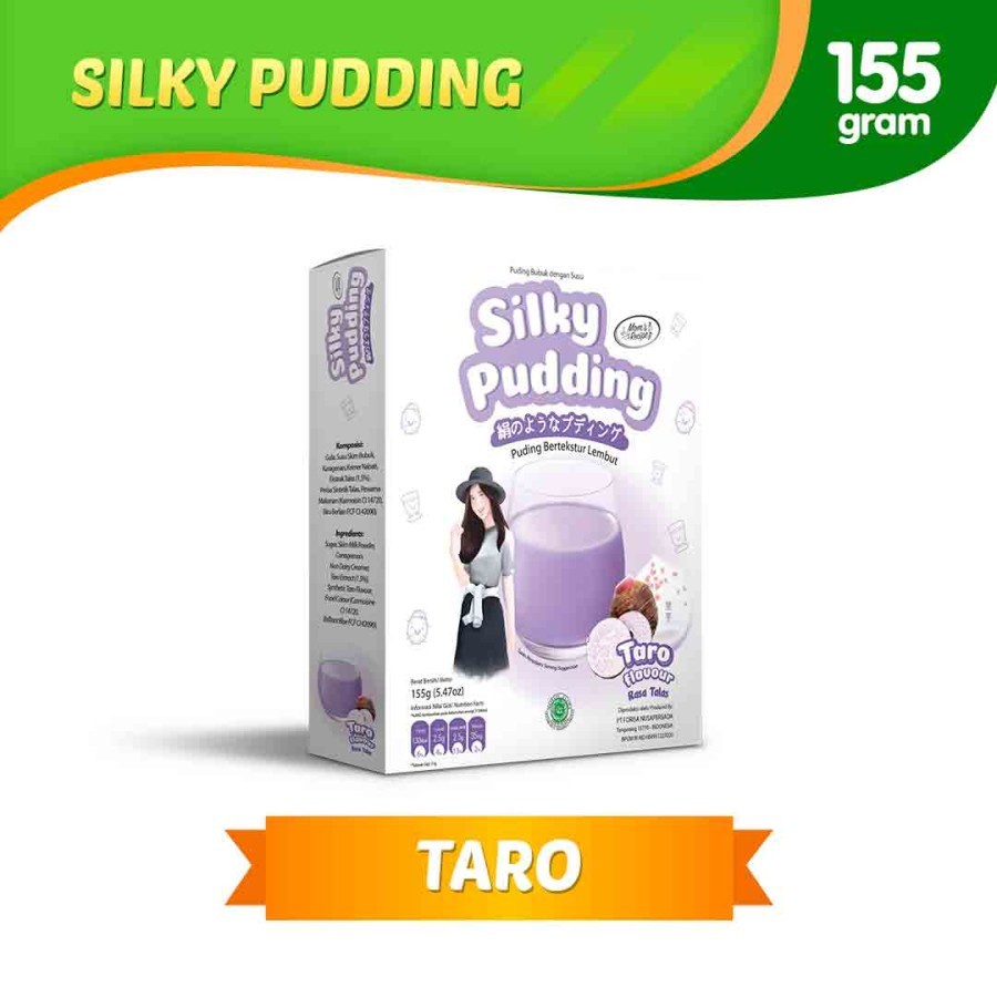 SILKY PUDDING TARO PUDING SUTERA TALAS MOMS RECIPE 155gr