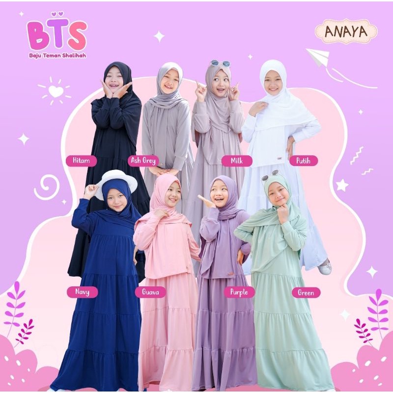 Gamis BTS Series Anak By Anaya Hijab
