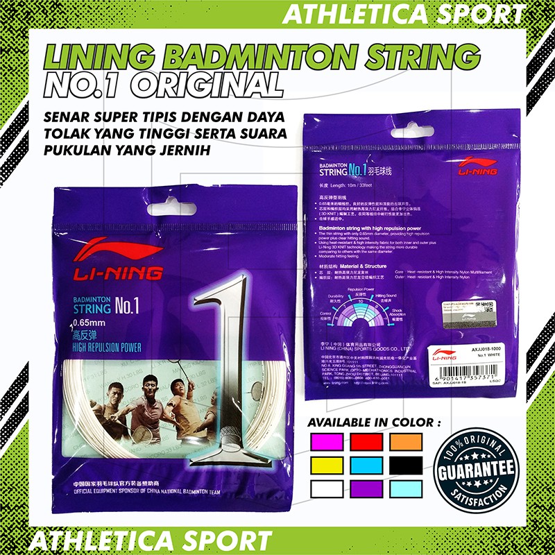SENAR RAKET BADMINTON STRING LINING NO 1 ORIGINAL