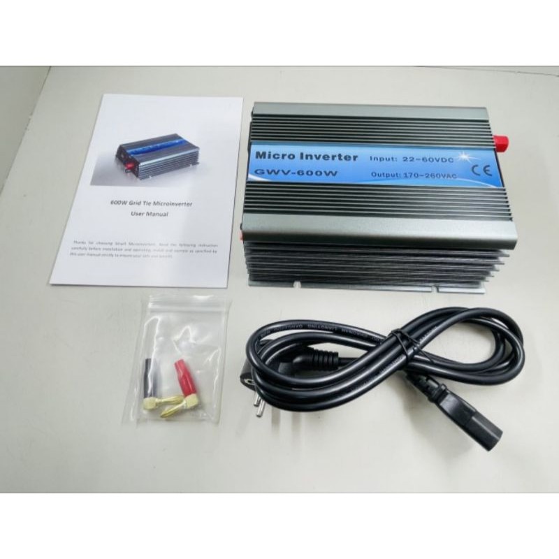 Grid Tie Inverter 600W - MPPT Solar Panel On Grid Power 22-60 VDC