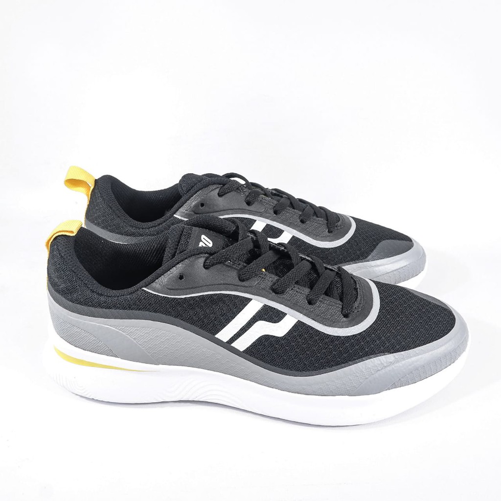 SEPATU SNEAKERS PRIA PIERO ARC WAVE BLACK GREY WHITE