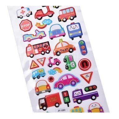 Children's Stickers - Stiker Timbul Bertema