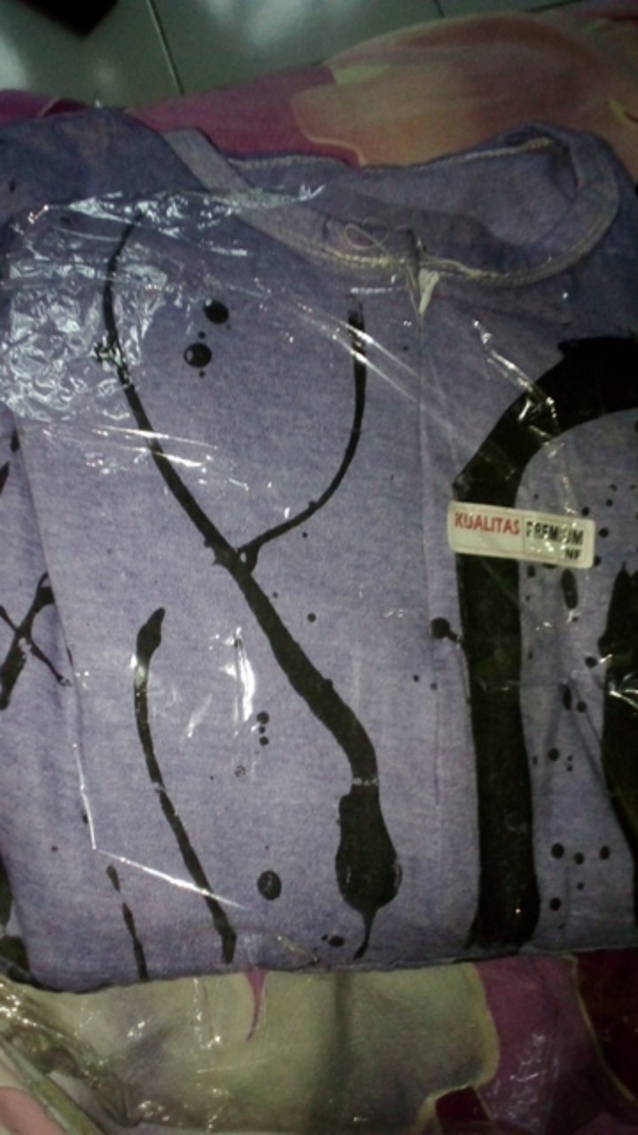 Gamis Kaos Combed Vanilla Jumbo Ori Ziray Batik