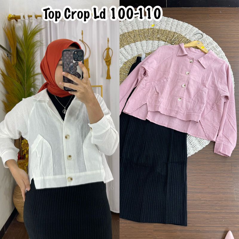 Top Crop Linen